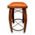Set of Four Wine Barrel Stools With Leather Seats, C. 1990s For Sale - Image 4 of 6