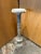 Mid-Century Modern Vintage Gray and Cream Marble Pedestal With Twisted Column For Sale - Image 3 of 12