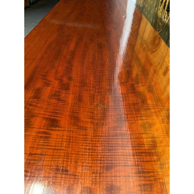 Napoleon III Louis XVI Style Mahogany Console For Sale - Image 5 of 10