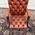 English Chesterfield Office Chair in Leather For Sale - Image 5 of 8