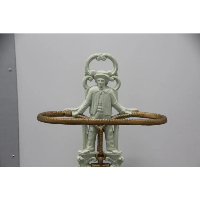 French Cast Iron Umbrella Holder, 1950s For Sale - Image 9 of 13