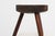 Rustic Oak Wooden Tripod Stool, France, 1890s For Sale - Image 4 of 13