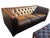 Chesterfield Square Arm Leather Sofa, a Stunning Blend of MCM Design and Classic Craftsmanship. For Sale In Raleigh - Image 6 of 9