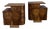 Art Deco Bedside Tables, Former Czechoslovakia, 1930s, Set of 2 For Sale