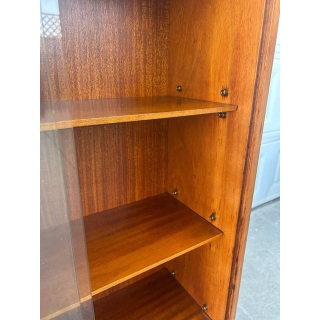 Brown 1960s Mid Century Teak Bookcase/Cabinet For Sale - Image 8 of 13