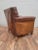 Vintage French Art Deco Distressed Brown Leather Club Chair The Lounge is being offered with it’s original distressed...
