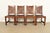 Lifetime Furniture Antique Mission Oak and Cane Arts & Crafts Dining Chairs, Set of Four For Sale - Image 11 of 11