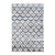 Dash & Albert by Annie Selke Denim Rag Diamond Ivory Woven Cotton Rug, 2'6" x 8' For Sale