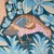 Wood Large Framed Wallpaper Panels Decorated with Stylized Animals and Branches, France, 1930s, Set of 2 For Sale - Image 7 of 15