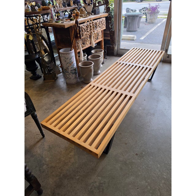 George Nelson for Herman Miller Slat Bench For Sale - Image 16 of 16