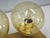 Vintage Czech Space Age Double Wall Light with Amber Bubble Glass Globes, 1970s For Sale - Image 10 of 15