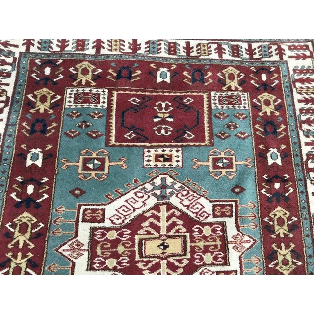 1980s Vintage Turkish Konya Kazakh Rug, 1980s For Sale - Image 5 of 13