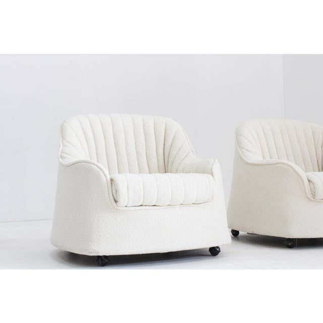 Set of Cypress Lounge Chairs by Afra and Tobia Scarpa for Cassina, 1960s, Set of 2 For Sale - Image 3 of 7
