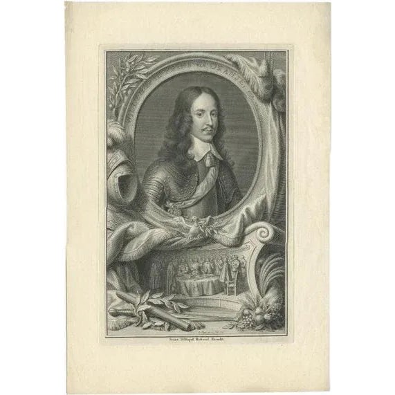 Portrait of William II, 1749, Paper For Sale - Image 10 of 10