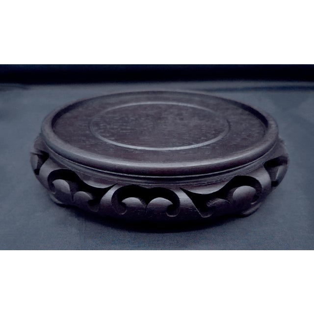 Blue Chinese Porcelain Lotus Flower Haitangzun For Sale - Image 8 of 8