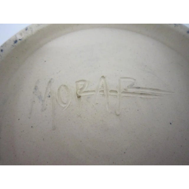 Signed Art Pottery Vase, Signed Moror For Sale - Image 4 of 6