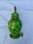 This listing is for a mid-century modern ceramic table lamp in shades of green apple and avocado. Measures 19" tall to top...