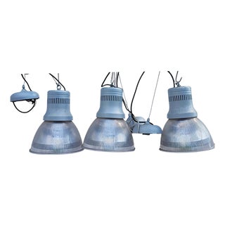 Vintage Industrial Pendants, Set of 3 For Sale
