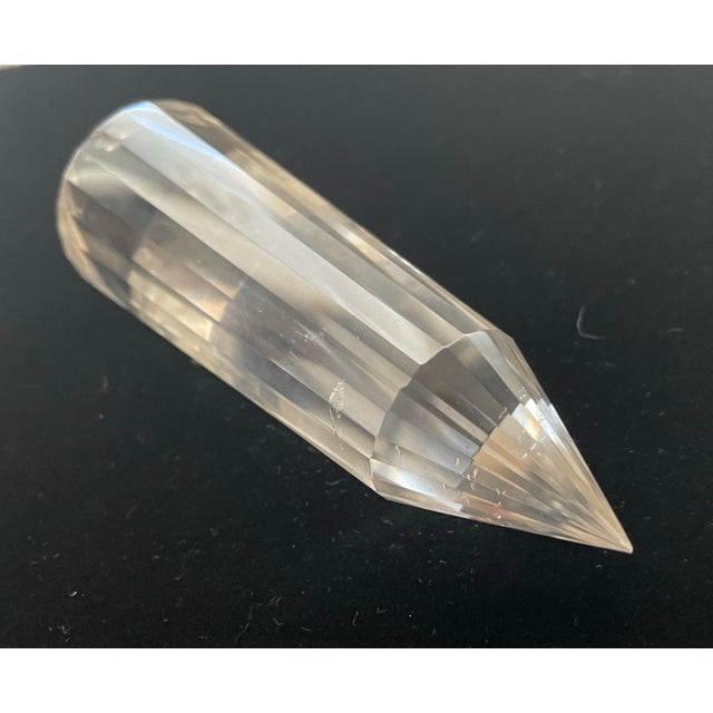 Authentic Vogel crystal specially cut, double-terminated natural quartz wand. 208.26 g Vogel crystals are designed to...