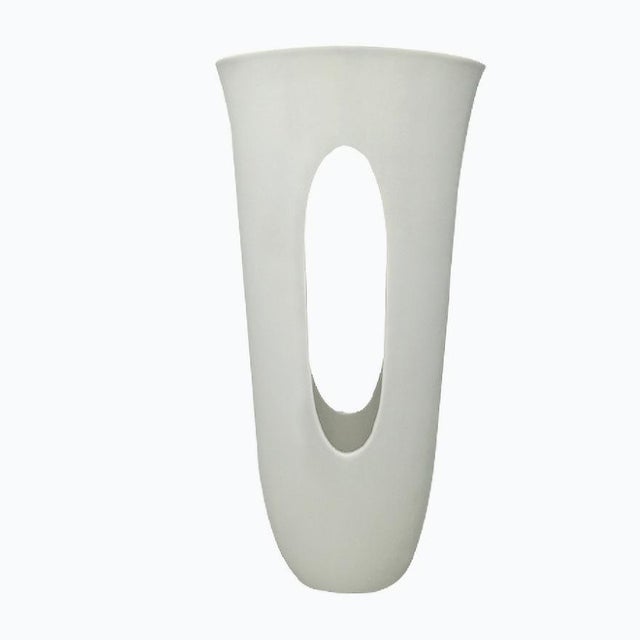Aqua Green Ceramic Vase, Italy, 1970s For Sale - Image 6 of 6