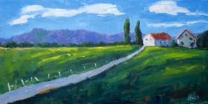 Modern Impressionist Oil Painting Landscape