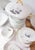 The set consists of the following 38 pieces: 14 dinner plates: 23.5 cm diameter 7 soup plates: 22 cm diameter 9 appetizer...