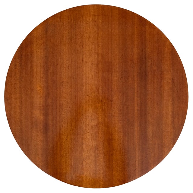 Dutch Art Deco Amsterdam School Round Center Table, 1930s For Sale - Image 6 of 8