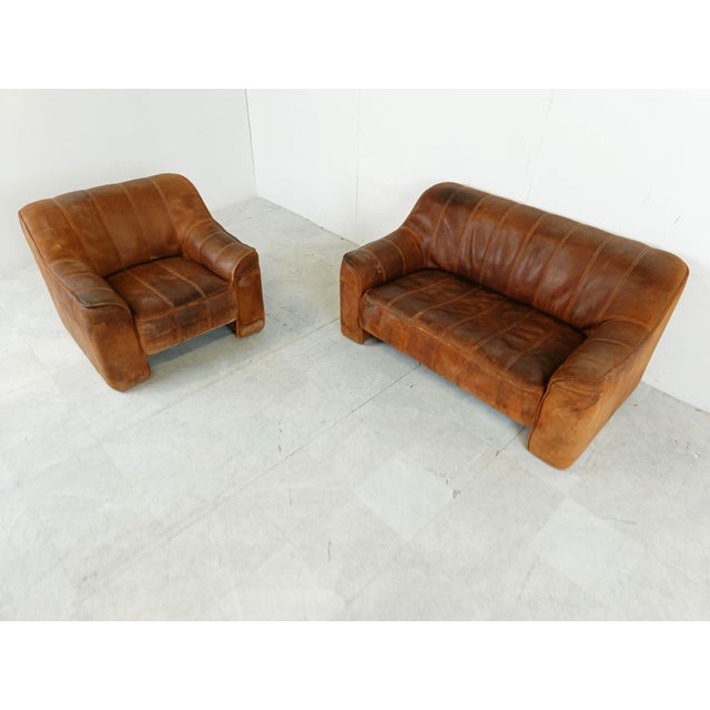 Ds44 Sofa Set from de Sede, 1960s, Set of 2 For Sale - Image 10 of 11