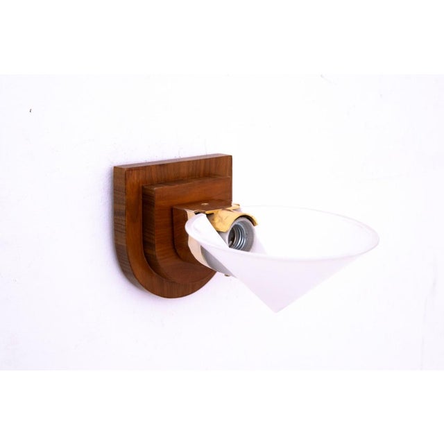 Art Deco Wall Lamps, Poland, 1950s, Set of 4 For Sale - Image 4 of 5