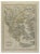 Auguste Wahlen, Map of Ancient Greece of Macedonia, Lithograph, 1844 For Sale