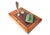 Victorian Military Campaign Burr Walnut Writing Slope Tooled Leather Skiver, Set of 4 For Sale - Image 4 of 15