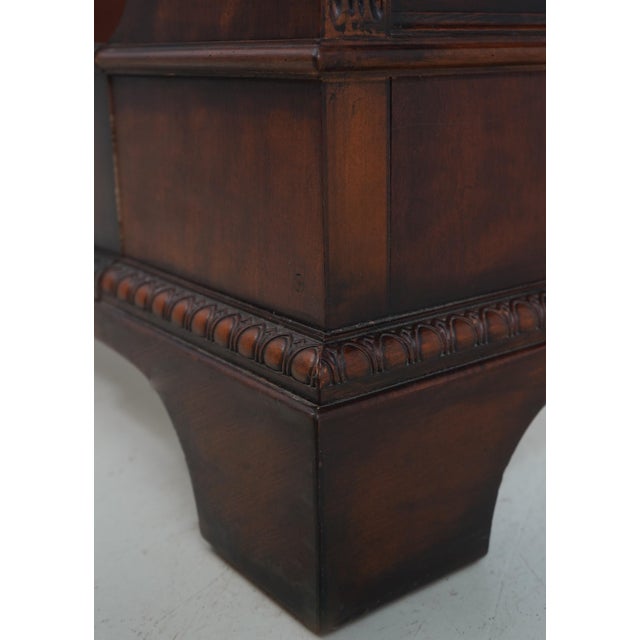 Wood Hendredon Mahogany King-Size Sleigh Bed For Sale - Image 7 of 14