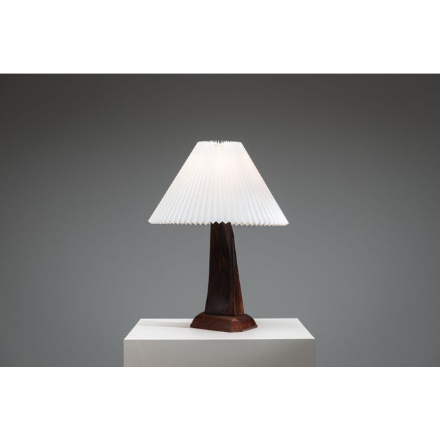 1960s Large Mid-Century Rosewood Table Lamp, 1960s For Sale - Image 5 of 15