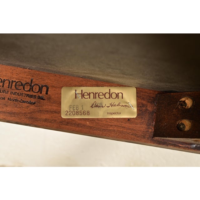 Henredon Georgian Carved Mahogany Armchairs, Pair For Sale - Image 13 of 15