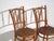 Antique set of 2 bentwood thonet style chairs, central european furniture from the vienna secession originating from...