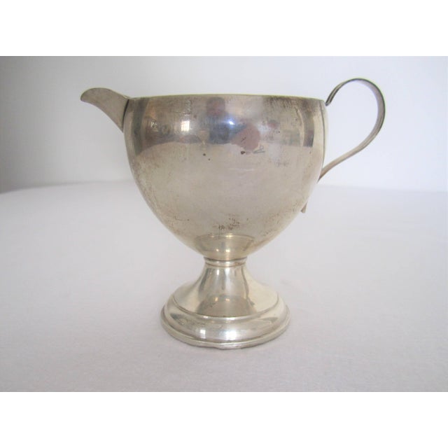 Vintage Sterling Silver Creamer and Sugar Set Chairish