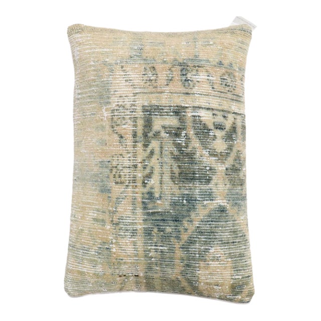 Large Green Persian Pillow rug no. p4942 For Sale