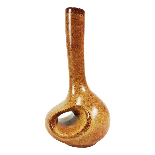 Modernist Ceramic Vase attributed to Roberto Rigon, Italy, 1960s For Sale