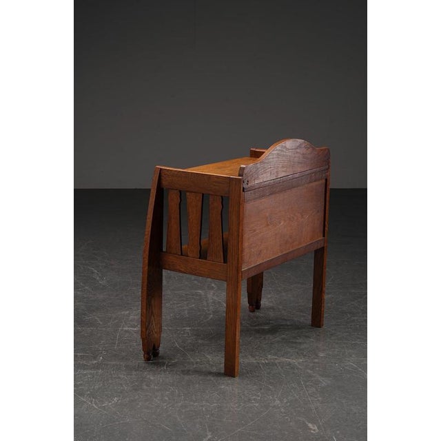 1920s Amsterdam School Side Table I have official proof of authenticity such as vintage catalogs, designer records, or...