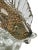 Gold Vintage Murano Sommerso Green Gold Flecks Bollicine Italian Bubble Glass Fish For Sale - Image 8 of 10