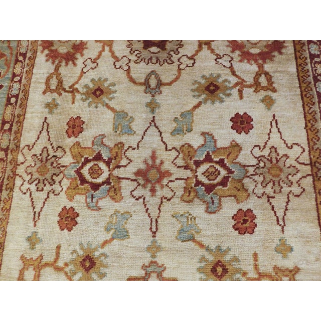 Vintage Handmade Persian Sultanabad Style Mahal Rug. 5'x 7'9" For Sale - Image 4 of 13