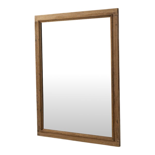 19th Century France Amber Wood Mirror For Sale