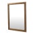 19th Century France Amber Wood Mirror For Sale