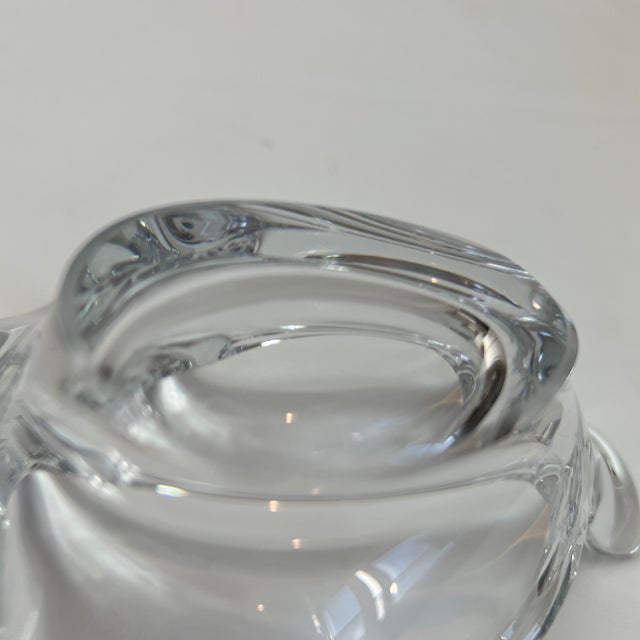 Vintage Princess House Fine French Crystal Bird Dish For Sale - Image 4 of 9
