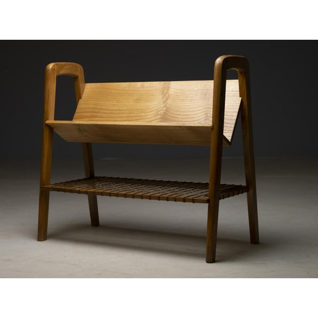 Book Stand by Ladislav Bartoníček for Krásná Jizba, Czechoslovakia, 1950s For Sale - Image 4 of 5