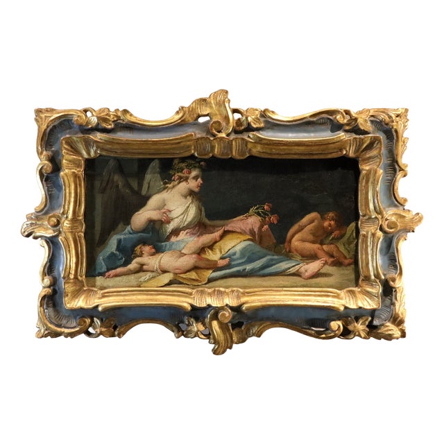 Gaspare Diziani, Allegory of the Night, 1740, Oil on Canvas For Sale