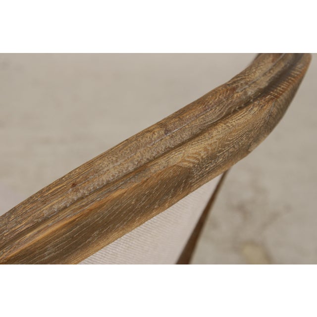 Set of 8 Restoration Hardware Oak Dining Chairs For Sale - Image 12 of 18