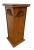 French Vintage Large Display Stand Illuminated Spinning Top French Style Light Walnut For Sale - Image 3 of 16