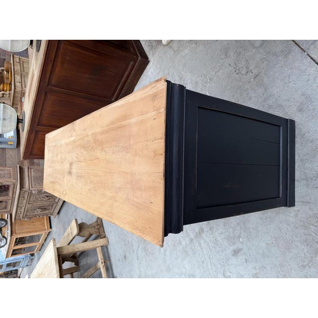 Black Late 19th Century Cherry Wood Sideboard For Sale - Image 8 of 11
