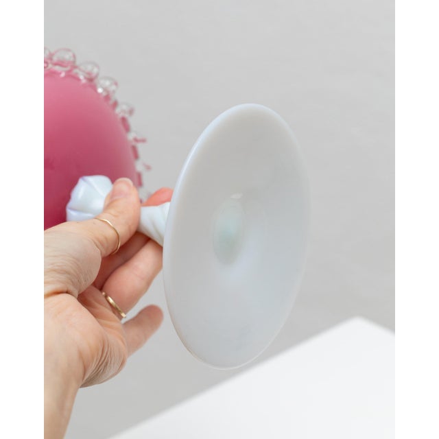 Pink Empoli Glass Bowl, Italy, 1960s For Sale - Image 7 of 12